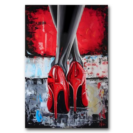 Tableau Red High Heels