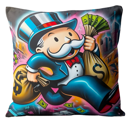 Coussin Mr Monopoly
