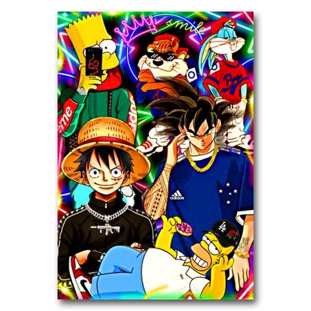 Tableau Manga  X  Pop Art