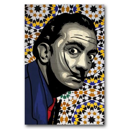 Tableau Dali x Moroccan Zelij