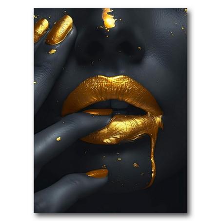 Tableau Golden Lips and Nails
