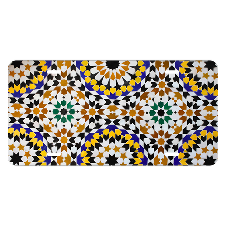 Plaque Moroccan Zelij