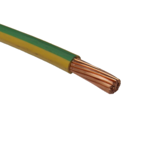 CÂBLES ISOLÉS VERT JAUNE SEMI-RIGIDES H07-VR