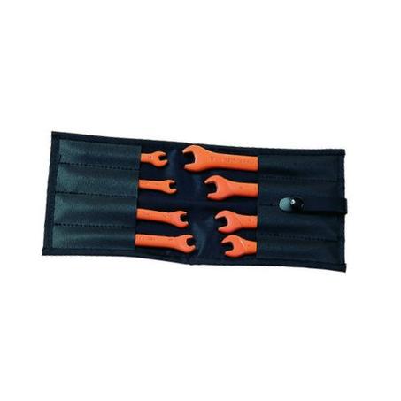 Trousse de 8 clés à fourche une tête isolées, pour étalonneurs