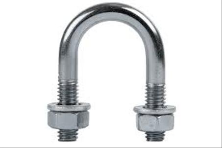 Collier galvanisé avec écrous et rondelles