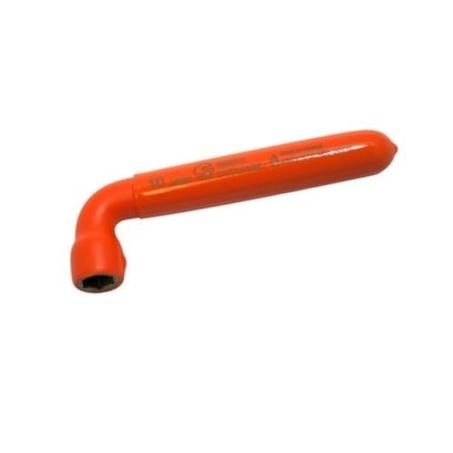 Clé à pipe isolée une tête 6 pans