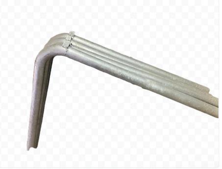 tub code + équerre diam 2+ 1/2