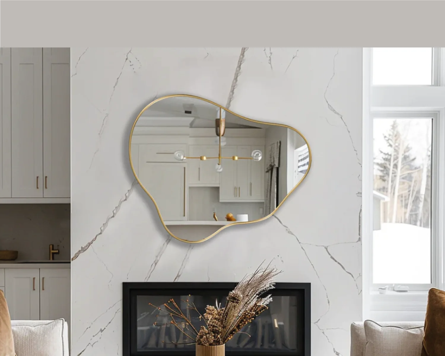 Miroir Murale Srtye Séréne