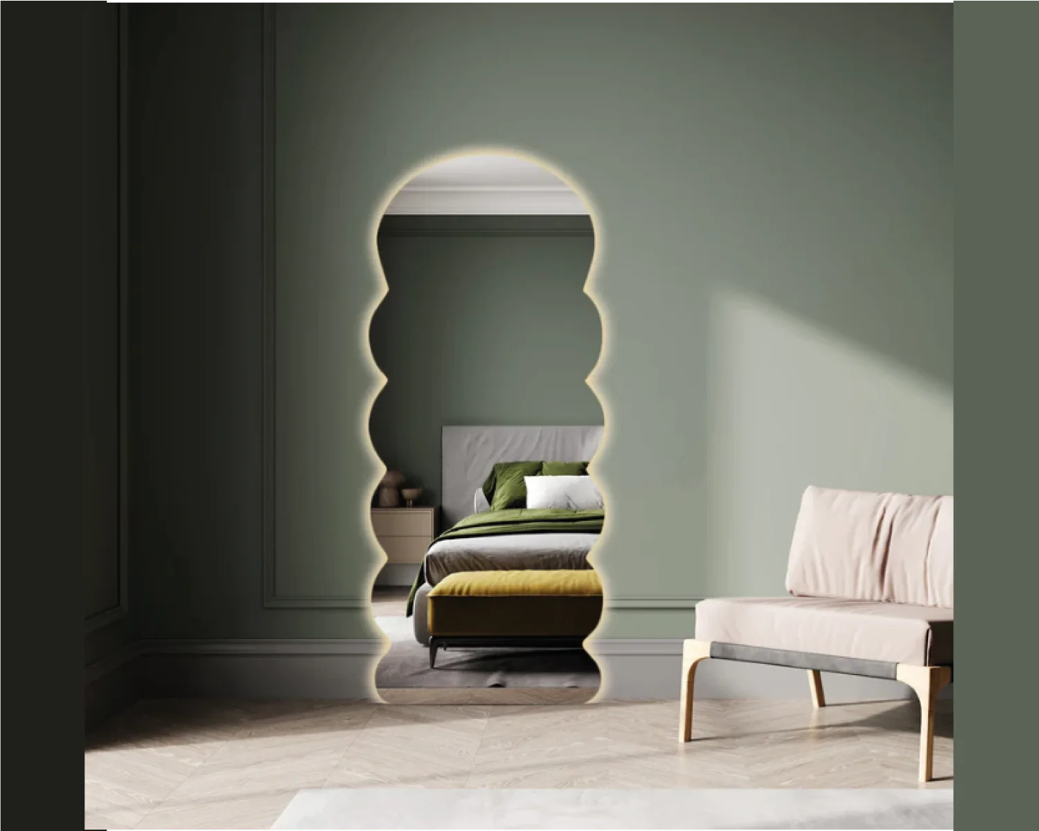 Miroir de Sol Endulé sans Led