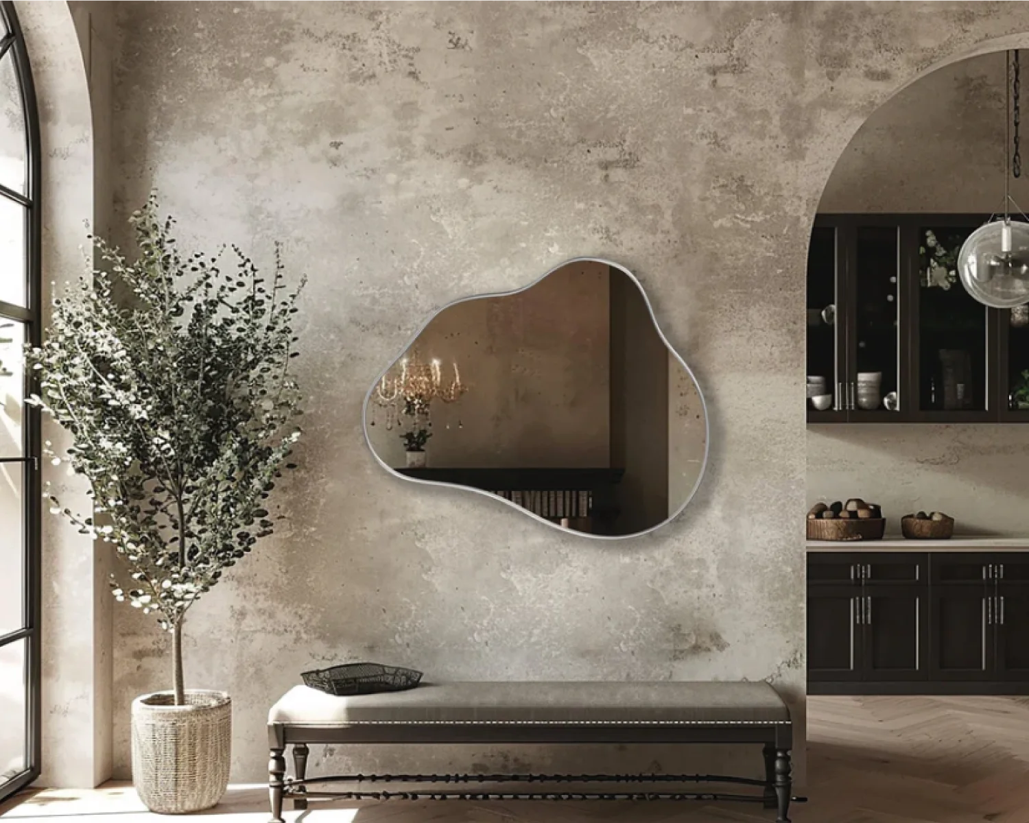 Miroir Murale Srtye Séréne