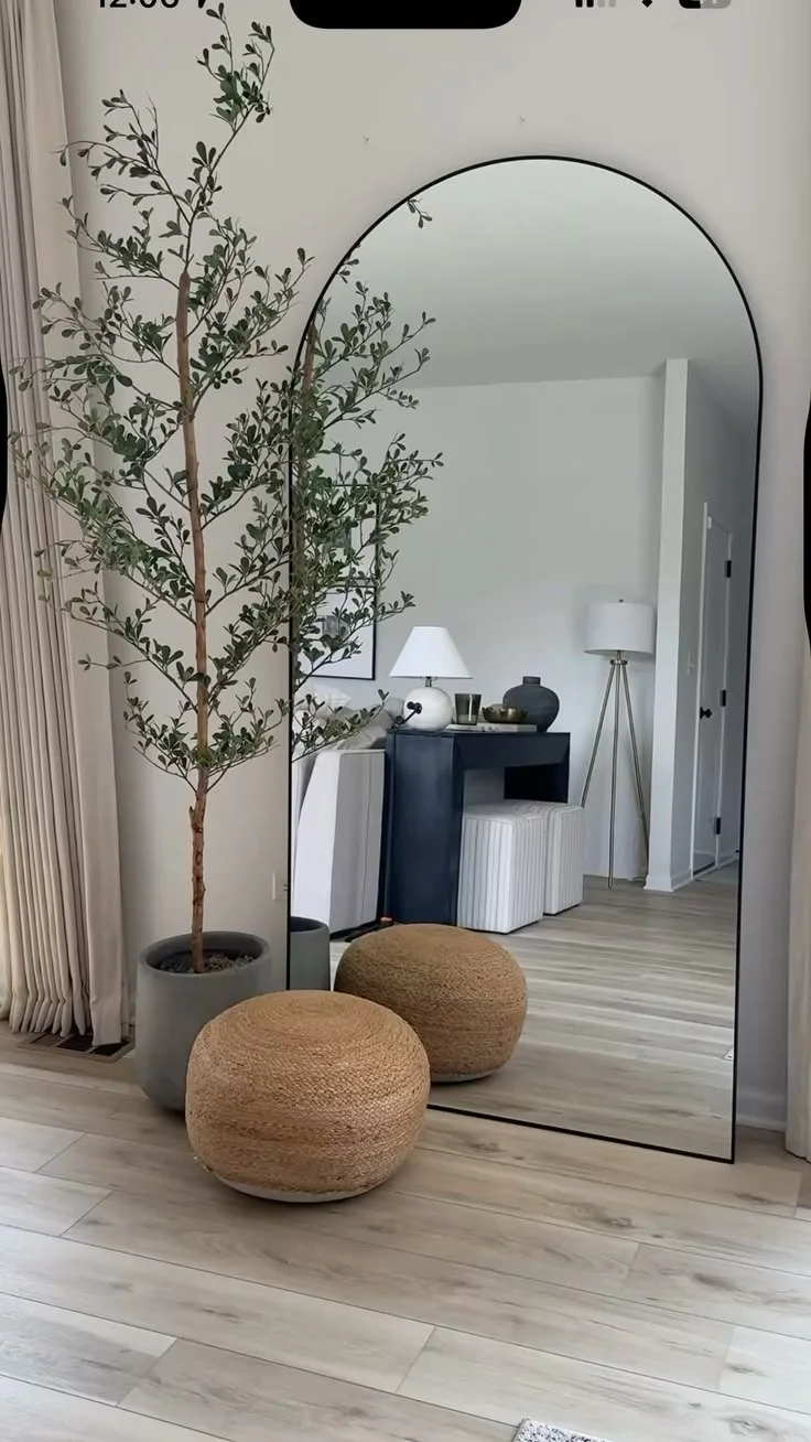Miroir Arqué luxueux sans support