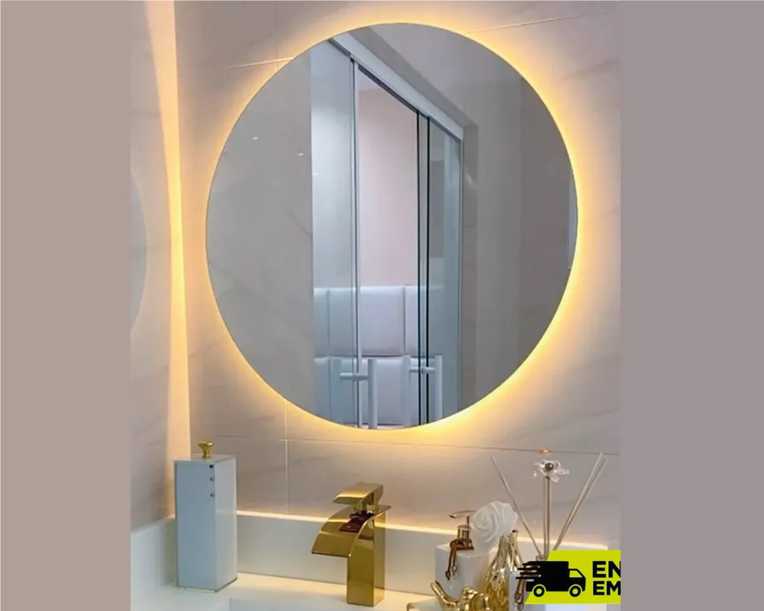 miroir Rond sans LED