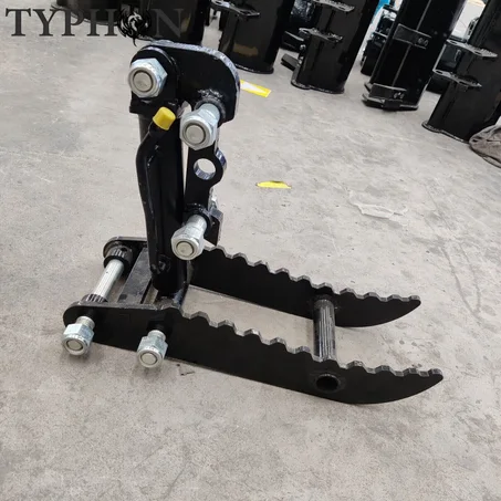 Hydraulic Thumb Clip Attachment for Mini Excavators: TYPHON Attachments NEW