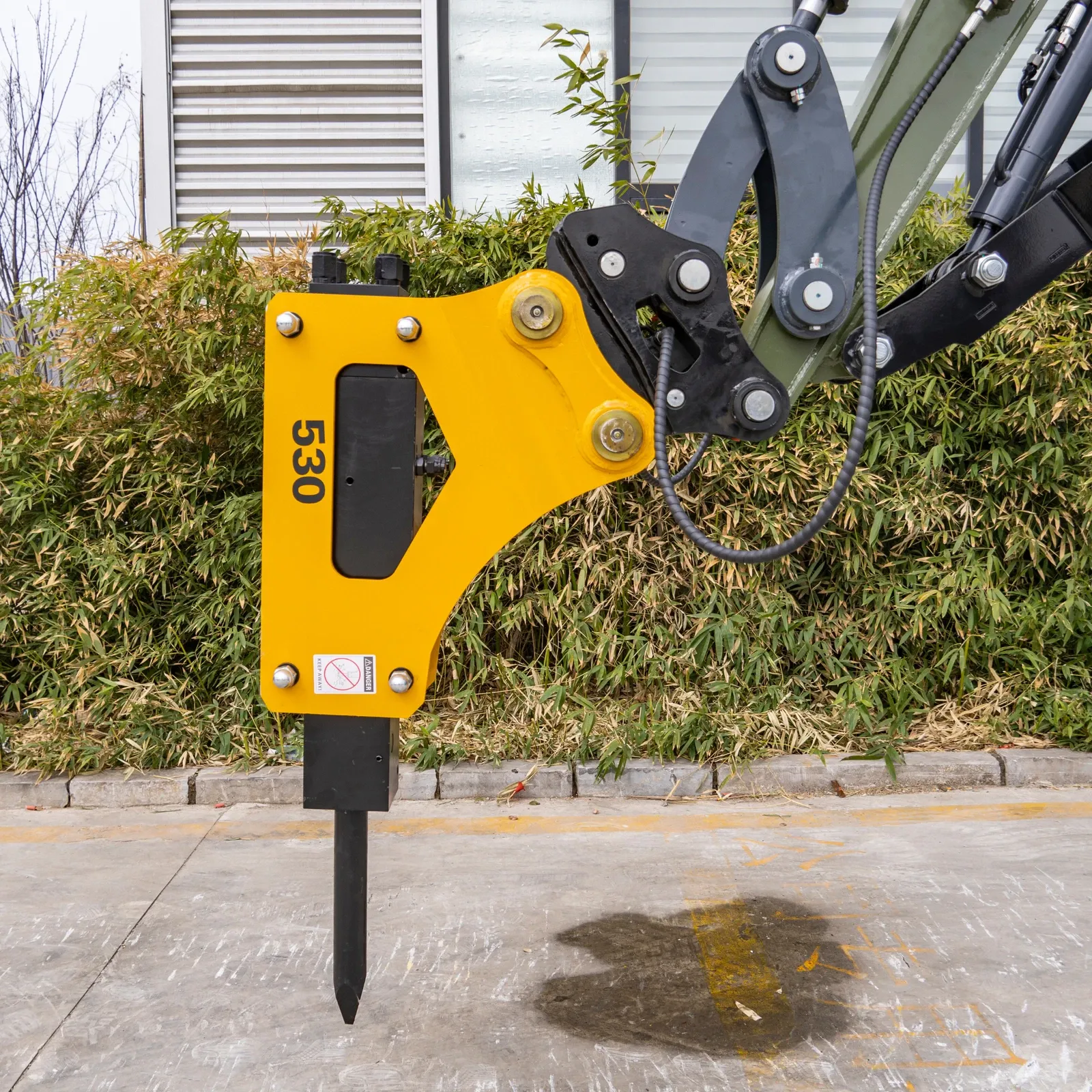Hydraulic Breaker Hammer Concrete Rock Fit with TYPHON KUVUO 4.0 Mini Excavator