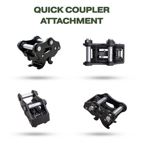 Heavy Duty Quick Hitch Mini Excavator Coupler Fits TYPHON KUVUO 4.0 45mm Pin