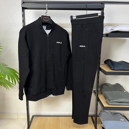 Ensemble de survêtement ENJI en Tech Cotton Noir