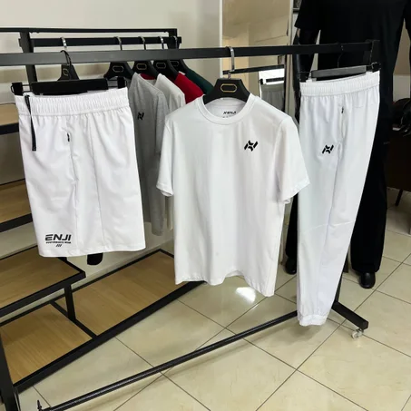 Ensemble ENJI Performance 3 Pièces T-shirt + Short + Jogger