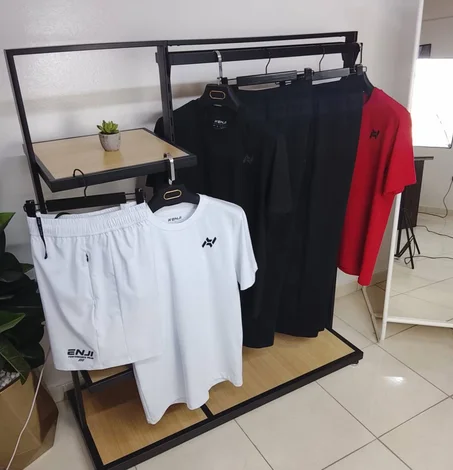 Pack ENJI 6 Pièces – 2 Ensembles Coton + Ensemble Blanc OFFERT