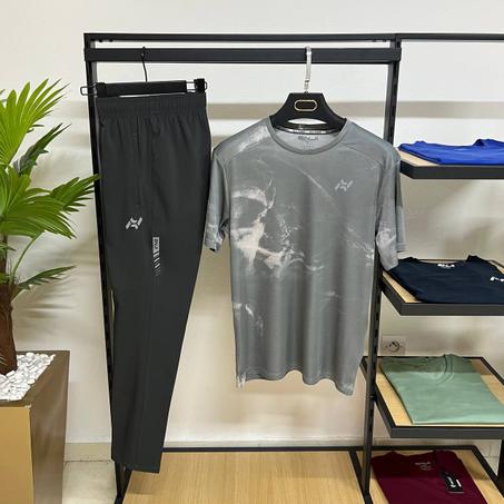 Ensemble Enji Running 2 Pieces Gris Foncé