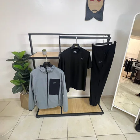 Ensemble ENJI Jacket  Pantalon Sport Nilon + Tshirt Coton