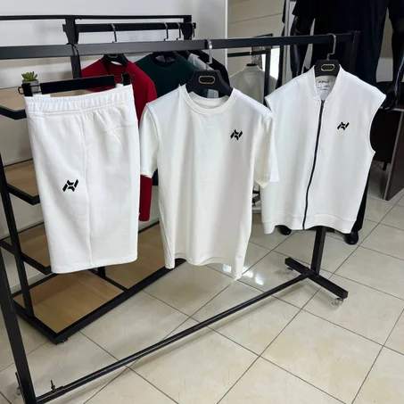 ENJI ESSENTIAL 3 PIECES SET — BLANC