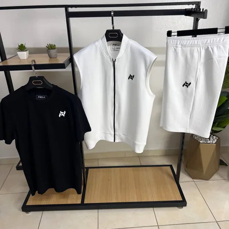 ENJI ESSENTIAL 3 PIECES SET — BLANC