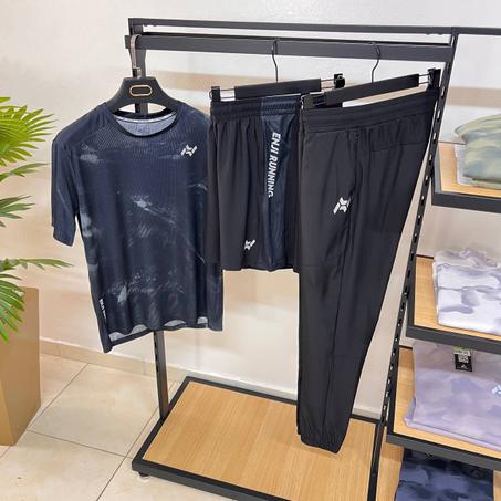 Pack ENJI T-shirt Short Et Pantalon Sport 3-Pieces