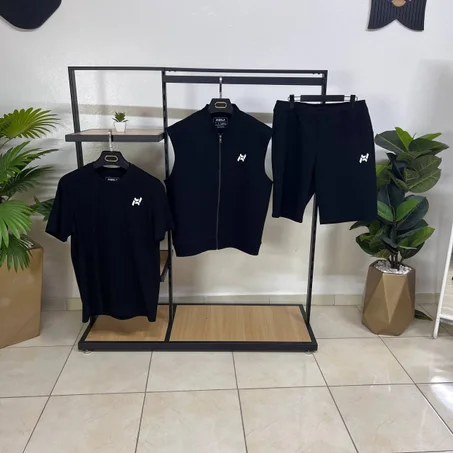 ENJI ESSENTIAL 3 PIECES SET — NOIR