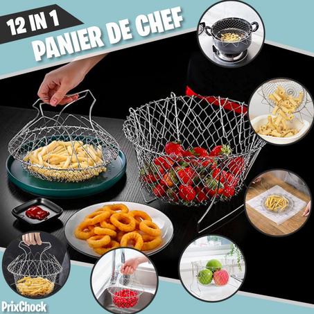 Panier Du Chef Outil De Cuisine 12 In 1 Pliable Multifonction