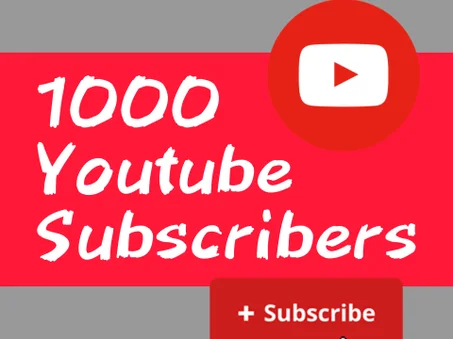 1000 Youtube Subscribers (1k)