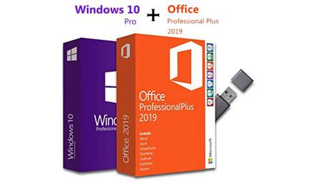 Microsoft Office 2019 Pro Plus + Windows 10 Professional Pack Offer