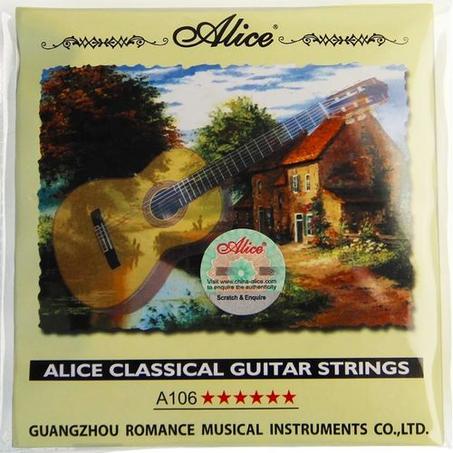 ALICE JEStrings pour instruments de musique classiques, cordes en fibre de nylon, A106
