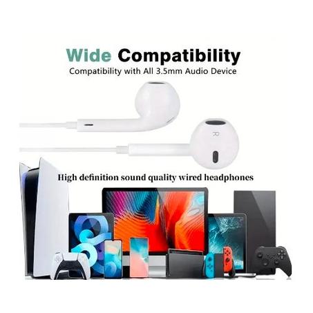 Recrsi Ecouteurs oreillettes audio intra-auriculaires avec micro