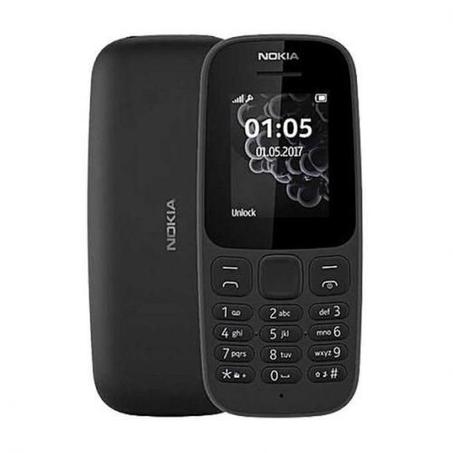 نوكيا 106 1.77 بوصة (4 ميجابايت، 4 ميجابايت) ثنائي الشريحة - أسود-Nokia106