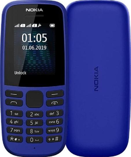 نوكيا 105 1.77 بوصة (4 ميجابايت، 4 ميجابايت) ثنائي الشريحة - Nokia105