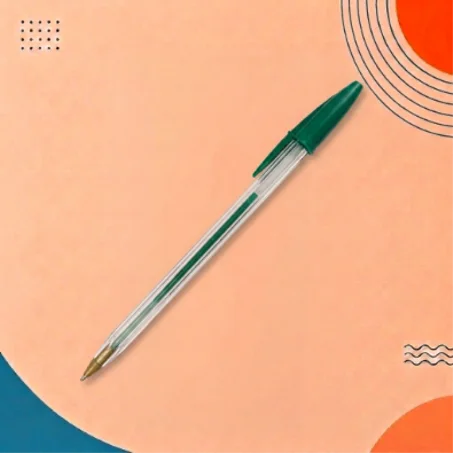 🖊️ Stylo BIC أخضر – كتابة عملية بلون مميز