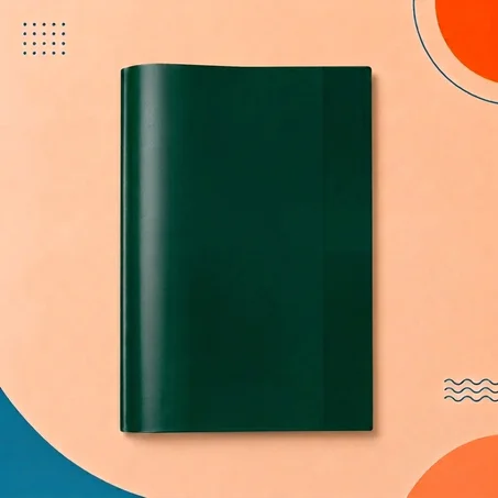 📕 غلاف دفتر كبير أخضر – عملي وأنيق