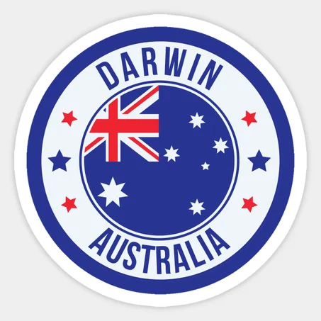 Darwin, Australia Themed Sticker