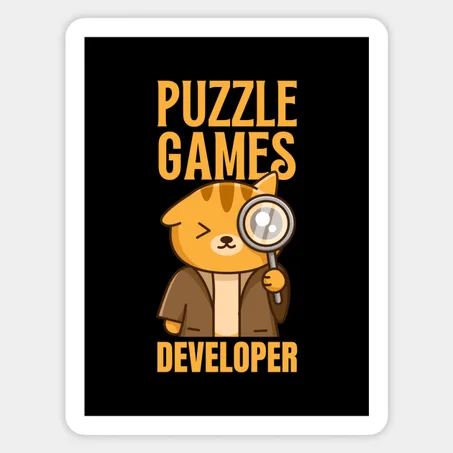 Puzzle Games Developer Sticker