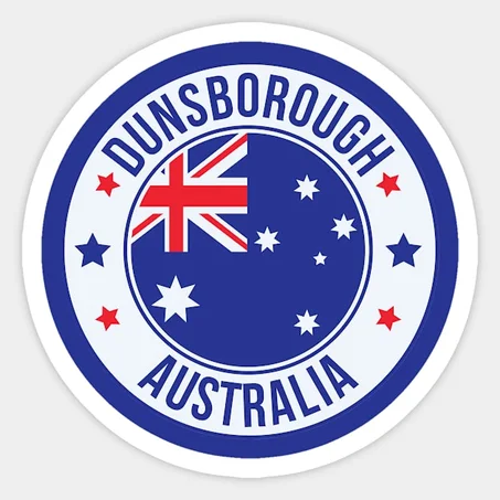 Dunsborough, Blue Australia Sticker