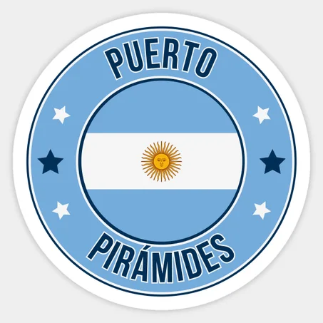 Puerto Piramides Sticker