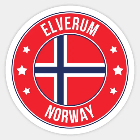 Elverum Sticker