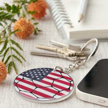United States Football Keychain