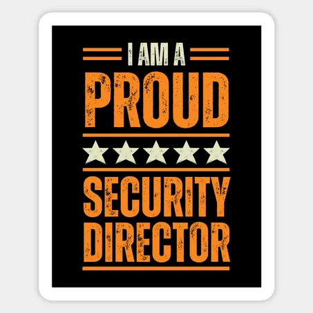 Proud Security director Sticker