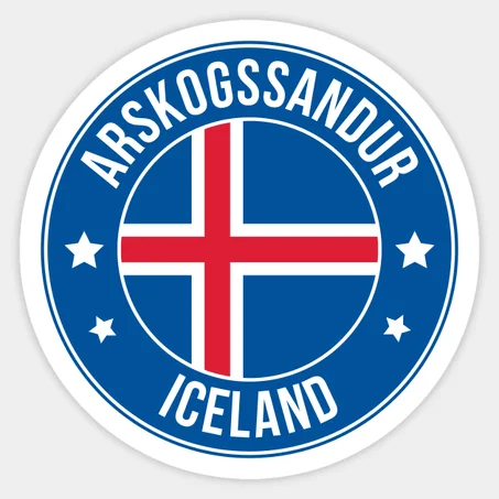 Arskogssandur Sticker