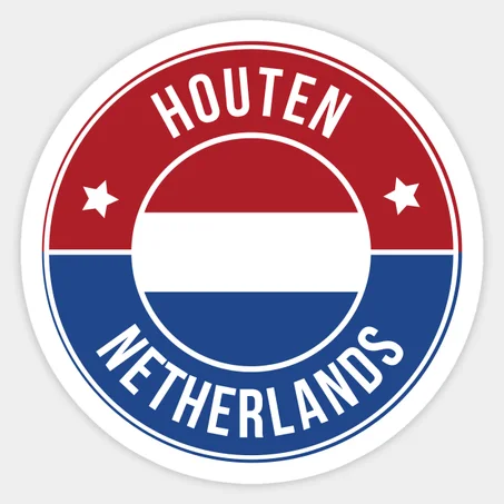 Houten Sticker