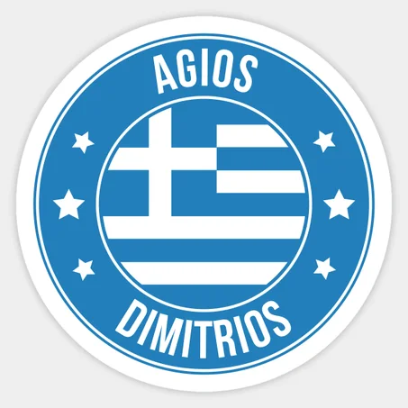 Agios Dimitrios Sticker