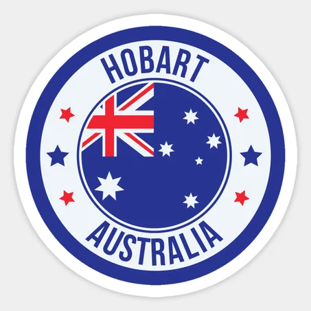 Hobart, Australia Themed Sticker