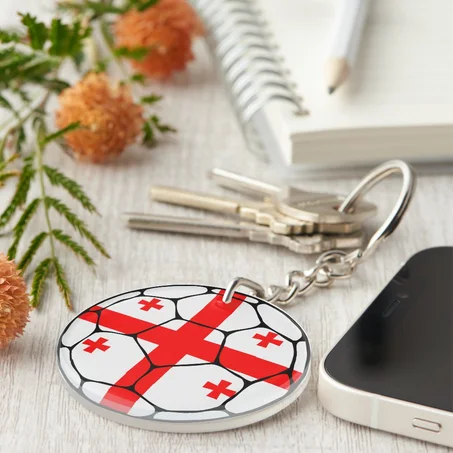 Georgia Football Keychain