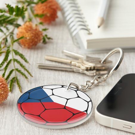 Czech Republic Football Keychain